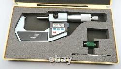 Mitutoyo Digital Micrometer 1-2.00005 293-722-10 TESTED new battery