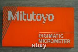 Mitutoyo Digital Micrometer 1-2 Inch, Model 293-341-30, Ip65 Coolant Proof