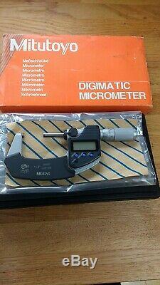Mitutoyo Digital Micrometer 25mm 50mm 1 2 Model 293 345
