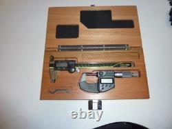 Mitutoyo Digital Micrometer (293-340-30) & Caliper (500-196-30) Set