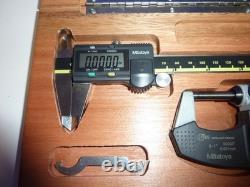 Mitutoyo Digital Micrometer (293-340-30) & Caliper (500-196-30) Set