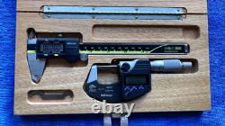 Mitutoyo Digital Micrometer (293-340) & Caliper (500-196-30) Set