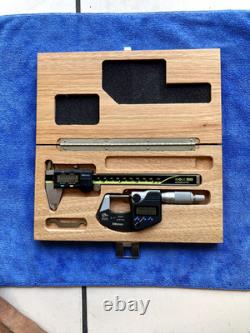 Mitutoyo Digital Micrometer (293-340) & Caliper (500-196-30) Set 0-6'