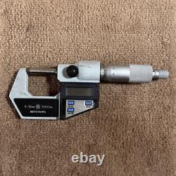 Mitutoyo Digital Micrometer 293-401 0-25Mm Japan Free Ship