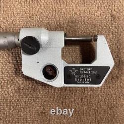 Mitutoyo Digital Micrometer 293-401 0-25Mm Japan Free Ship