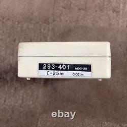 Mitutoyo Digital Micrometer 293-401 0-25Mm Japan Free Ship