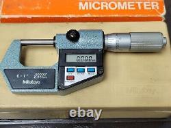 Mitutoyo Digital Micrometer 293-765 MDC-1 PF Made in Japan 0-1.00005