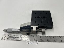 Mitutoyo Digital Micrometer 350-714-30 with Newport 426 series stage