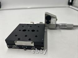 Mitutoyo Digital Micrometer 350-714-30 with Newport 426 series stage