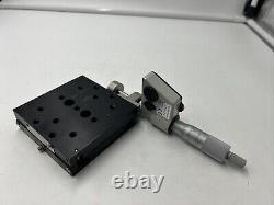 Mitutoyo Digital Micrometer 350-714-30 with Newport 426 series stage