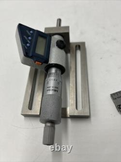 Mitutoyo Digital Micrometer 350-714-30 with SS mounting bracket