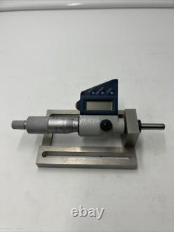 Mitutoyo Digital Micrometer 350-714-30 with SS mounting bracket