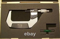 Mitutoyo Digital Micrometer 3- 4 Inch, Model 293-347-30, Ip65 Coolant Proof