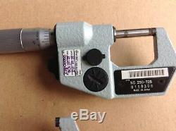 Mitutoyo Digital Micrometer 3 Pc Set, Very Good Condition