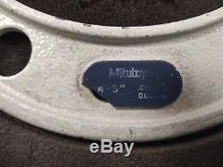 Mitutoyo Digital Micrometer 4-5 Used Coolant Proof