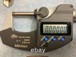 Mitutoyo Digital Micrometer & Caliper Set
