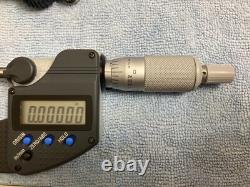 Mitutoyo Digital Micrometer & Caliper Set