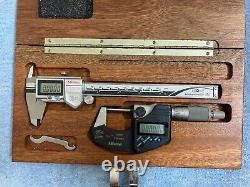 Mitutoyo Digital Micrometer & Caliper set