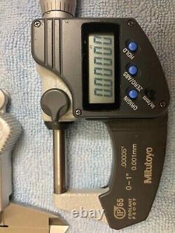 Mitutoyo Digital Micrometer & Caliper set