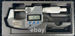 Mitutoyo Digital Micrometer Coolant Proof IP65 293-330-30 Clean