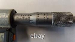 Mitutoyo Digital Micrometer Head 350-712-30.00005'' /0.001mm, Ratchet Thimble