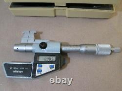 Mitutoyo Digital Micrometer, ID Micrometer, 345-512, 25-50 mm, Case