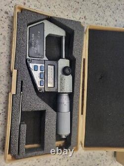 Mitutoyo Digital Micrometer LOT 0-1 & 1-2  293-712 293-715