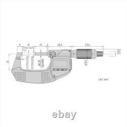 Mitutoyo Digital Micrometer MDE25 293-140-40 MD-E25 Japan NEW