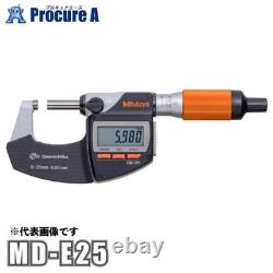 Mitutoyo Digital Micrometer MDE25 293-140-40 MD-E25 NEW