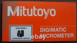 Mitutoyo Digital Micrometer MDE25 293-140-40 MD-E25 NEW
