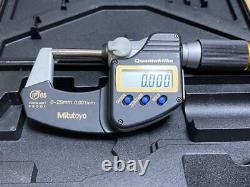 Mitutoyo Digital Micrometer MDE-25MJ