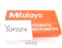 Mitutoyo Digital Micrometer MD-E25 293-140-40 QuantuMike MDE25 NEW