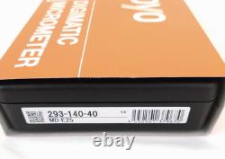 Mitutoyo Digital Micrometer MD-E25 293-140-40 QuantuMike MDE25 NEW