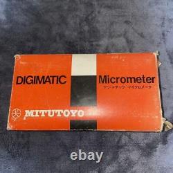 Mitutoyo Digital Micrometer Micrometer 0-25mm Japan