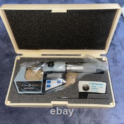 Mitutoyo Digital Micrometer Precision Measuring Tool 0-25Mm Range High Accuracy