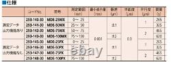 Mitutoyo Digital Micrometer QuantuMike MDE25MX (293-140-30)