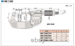 Mitutoyo Digital Micrometer QuantuMike MDE25MX (293-140-30)