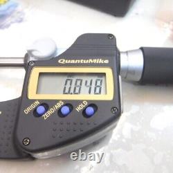 Mitutoyo Digital Micrometer QuantuMike MDE25MX (293-140-30) Good Condition JPN