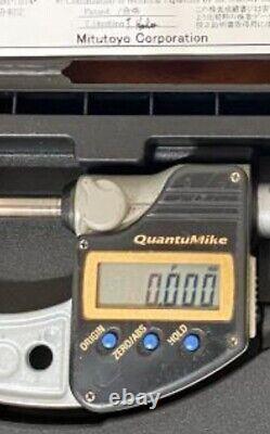 Mitutoyo Digital Micrometer QuantuMike MDE25MX (293-140-30) USED good working JP