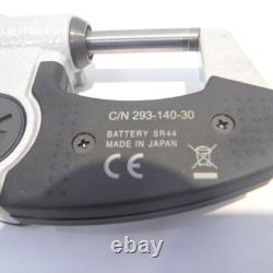 Mitutoyo Digital Micrometer QuantuMike MDE-25MX 293-140-30 Model 0-25mm 0.001mm
