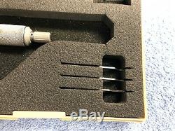 Mitutoyo Digital Micrometer Set 0-1 293-330-30 and 2-3 293-332-30 Digital IP65