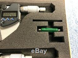 Mitutoyo Digital Micrometer Set 0-1 293-330-30 and 2-3 293-332-30 Digital IP65