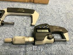 Mitutoyo Digital Micrometer Set 0-1 293-330-30 and 2-3 293-332-30 Digital IP65