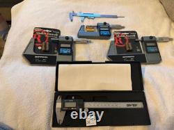 Mitutoyo Digital Micrometer Set 0-4. Brand New