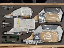 Mitutoyo Digital Micrometer Set 0-4. Brand New
