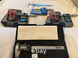 Mitutoyo Digital Micrometer Set 0-4. Brand New