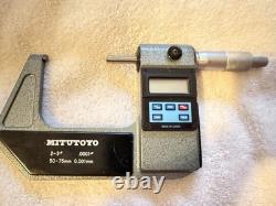 Mitutoyo Digital Micrometer Set 0-4. Brand New