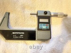 Mitutoyo Digital Micrometer Set 0-4. Brand New