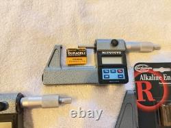 Mitutoyo Digital Micrometer Set 0-4. Brand New