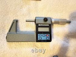 Mitutoyo Digital Micrometer Set 0-4. Brand New